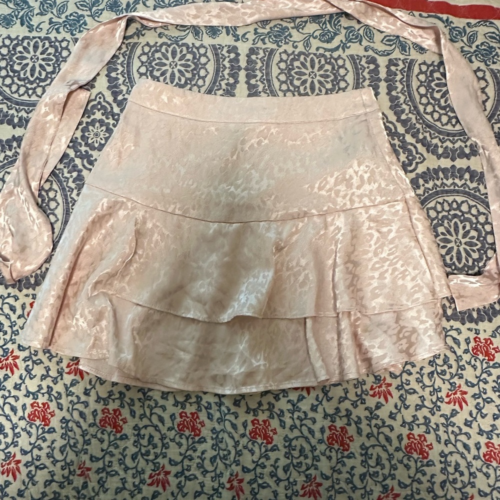 Forever 21 Pink Skater Mini Skirt